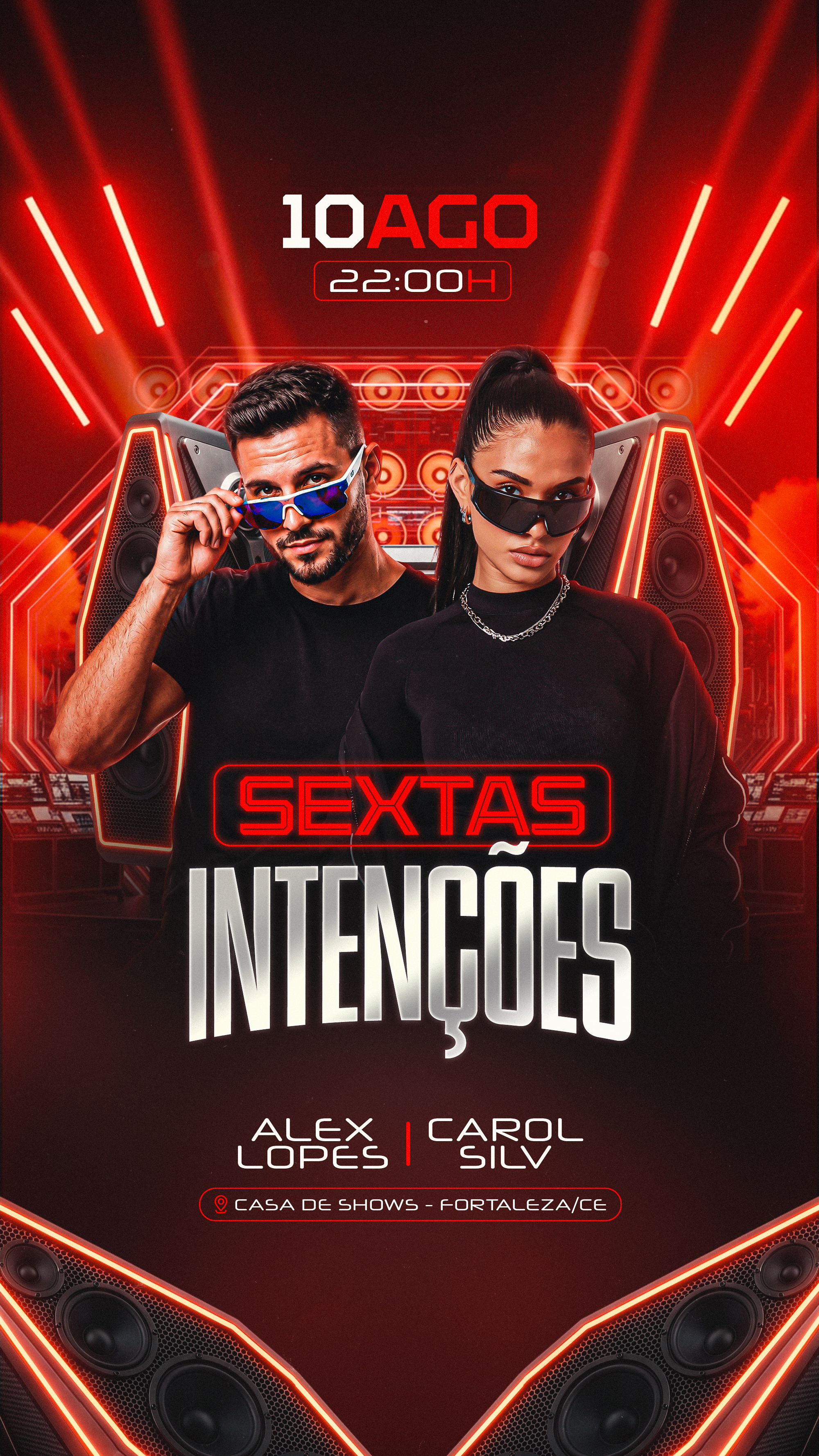 FLYER EVENTO SEXTAS INTENSES STORY PSD EDITVEL